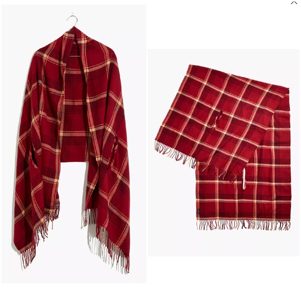 Madewell Buffalo Check Cape Scarf
